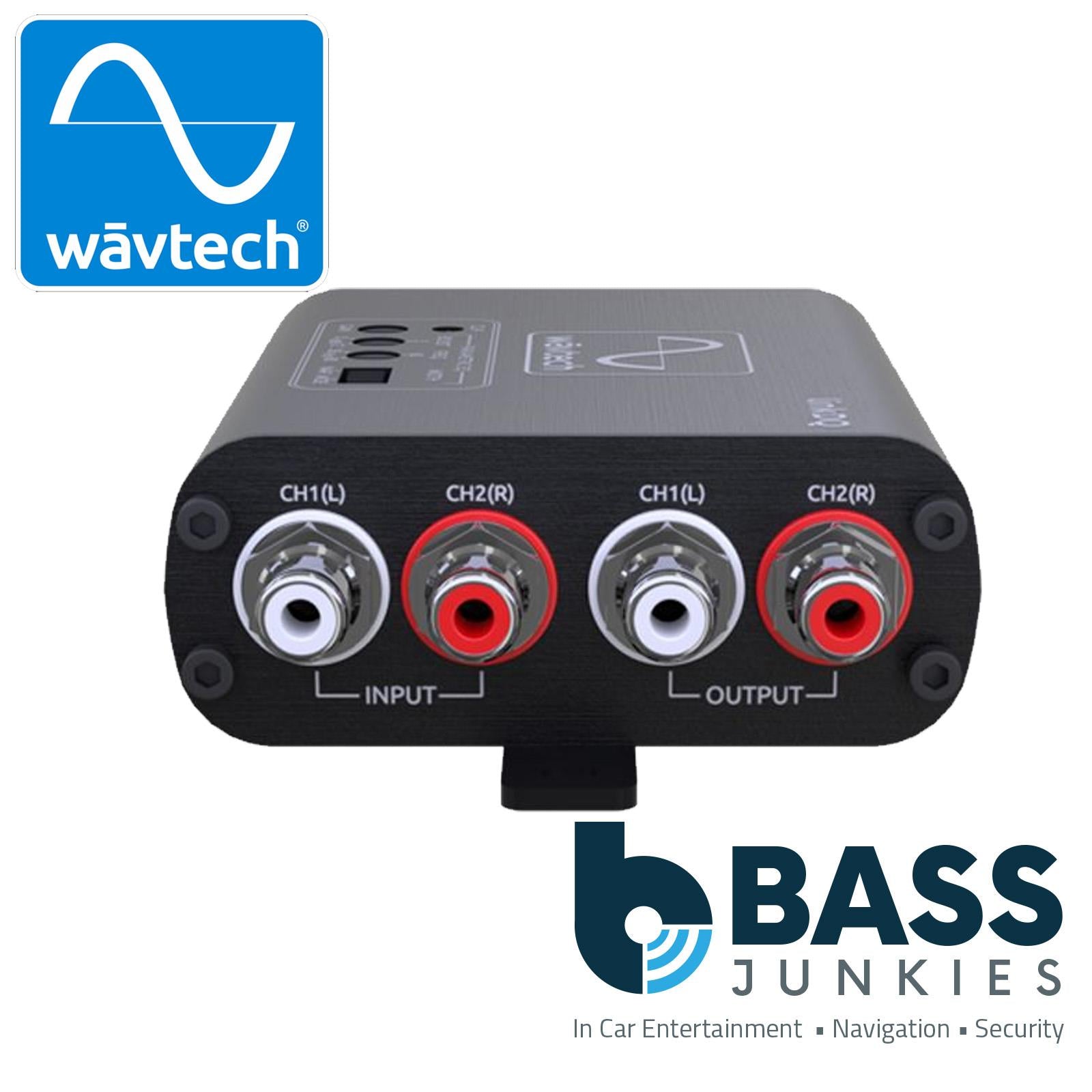 Wavtech LinkDQ - Car Amp Hi Low Level RCA LOC Line Convertor & Parametric EQ