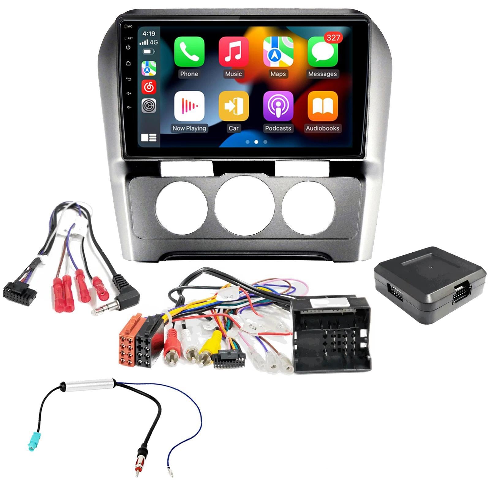 UPGRADED 9" CarPlay Android Car Stereo Kit For Citroen C4 CQUATRE Manual AC 2015-2018