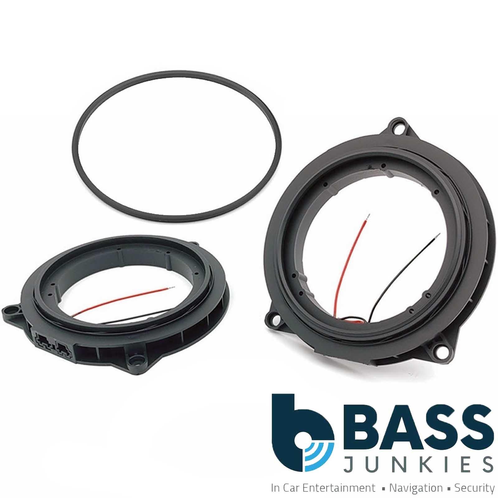 3" - 3.5" Direct-Fit Speaker Adapter Brackets for BMW 5 Series 2011-24