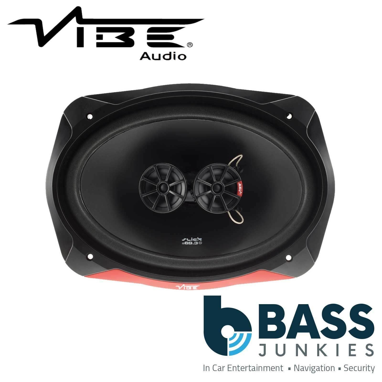 Vibe SLICK693-V7 960 Watts Pair 3 Way 6"x9" Car & Van Rear Shelf Parcel Speakers