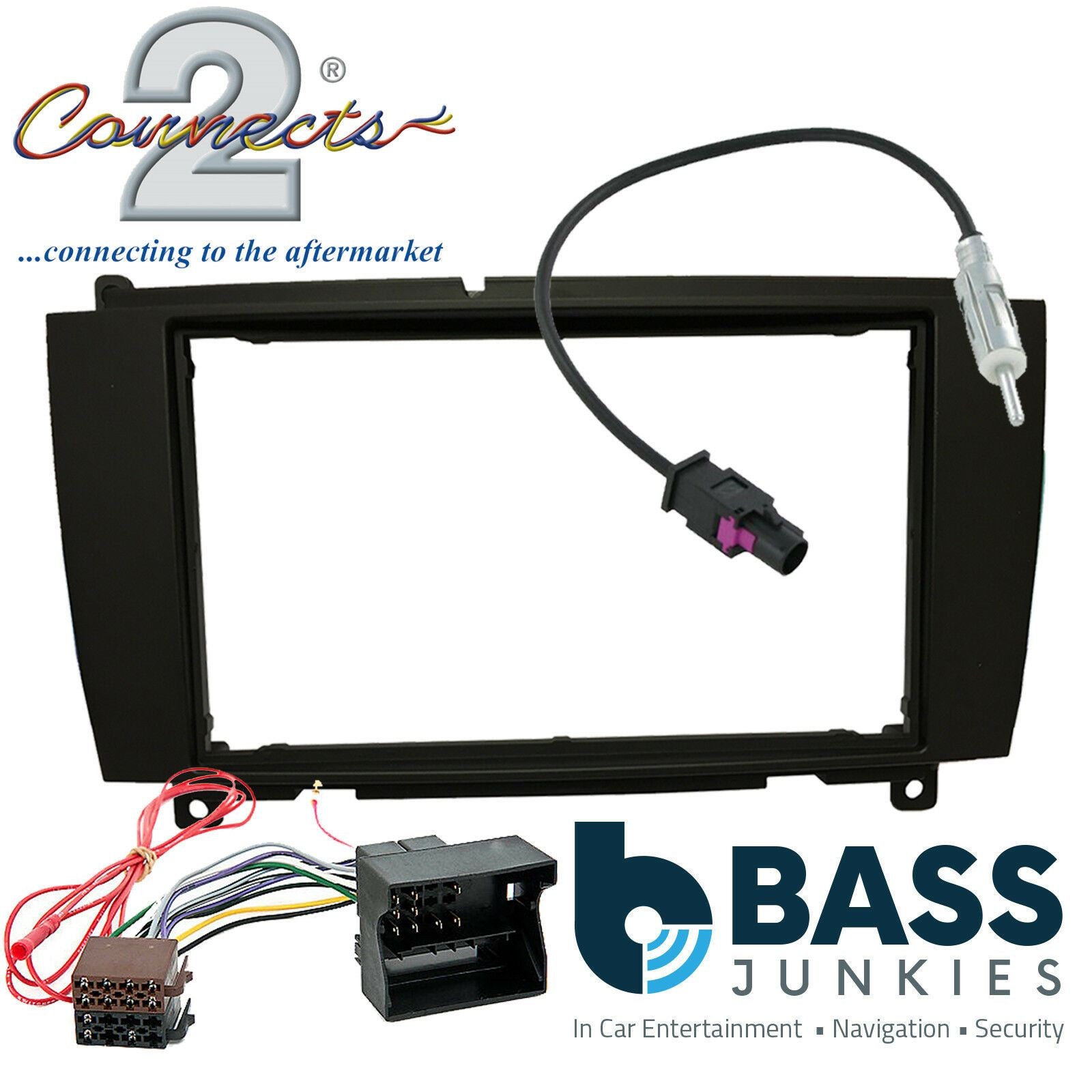 Mercedes Benz CLK W209 2004 - 2009 Car Stereo Fascia Panel Fitting Kit CT24MB07