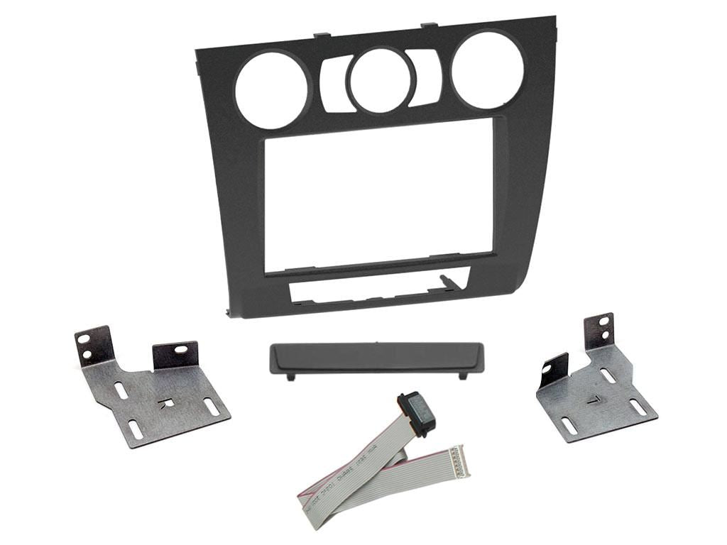 Connects 2 CTKBM09 - BMW 1 Series E81/E82/E87/E88 2007 - 2013 Single Din Facia & Steering wheel Interface Fitting Installation Kit (MANUAL A/C)