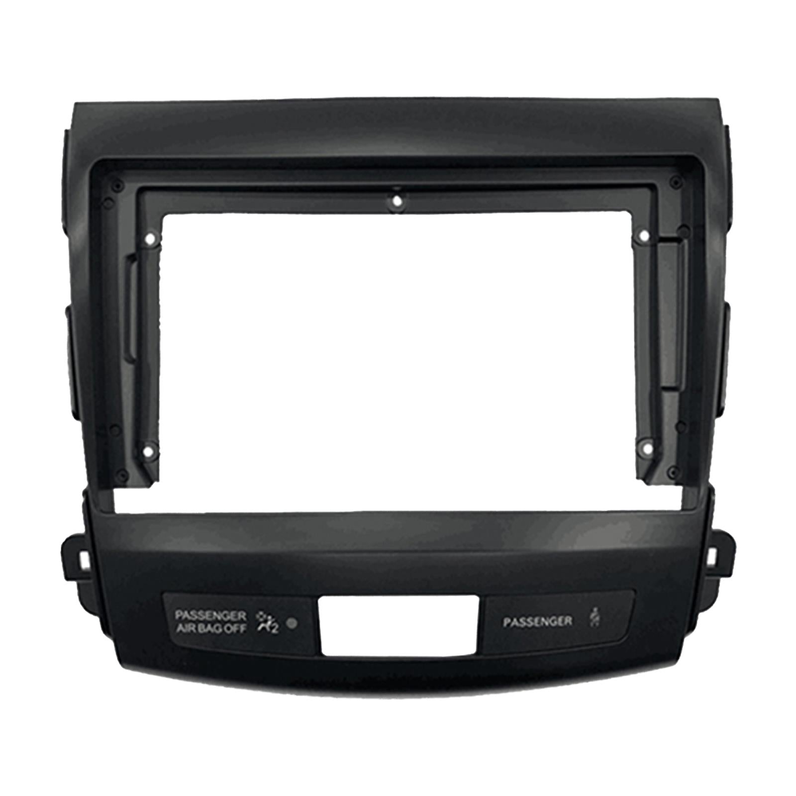 For Mitsubishi ASX Black 2013-18 Fascia Panel Interface for 9" Android Car Radio