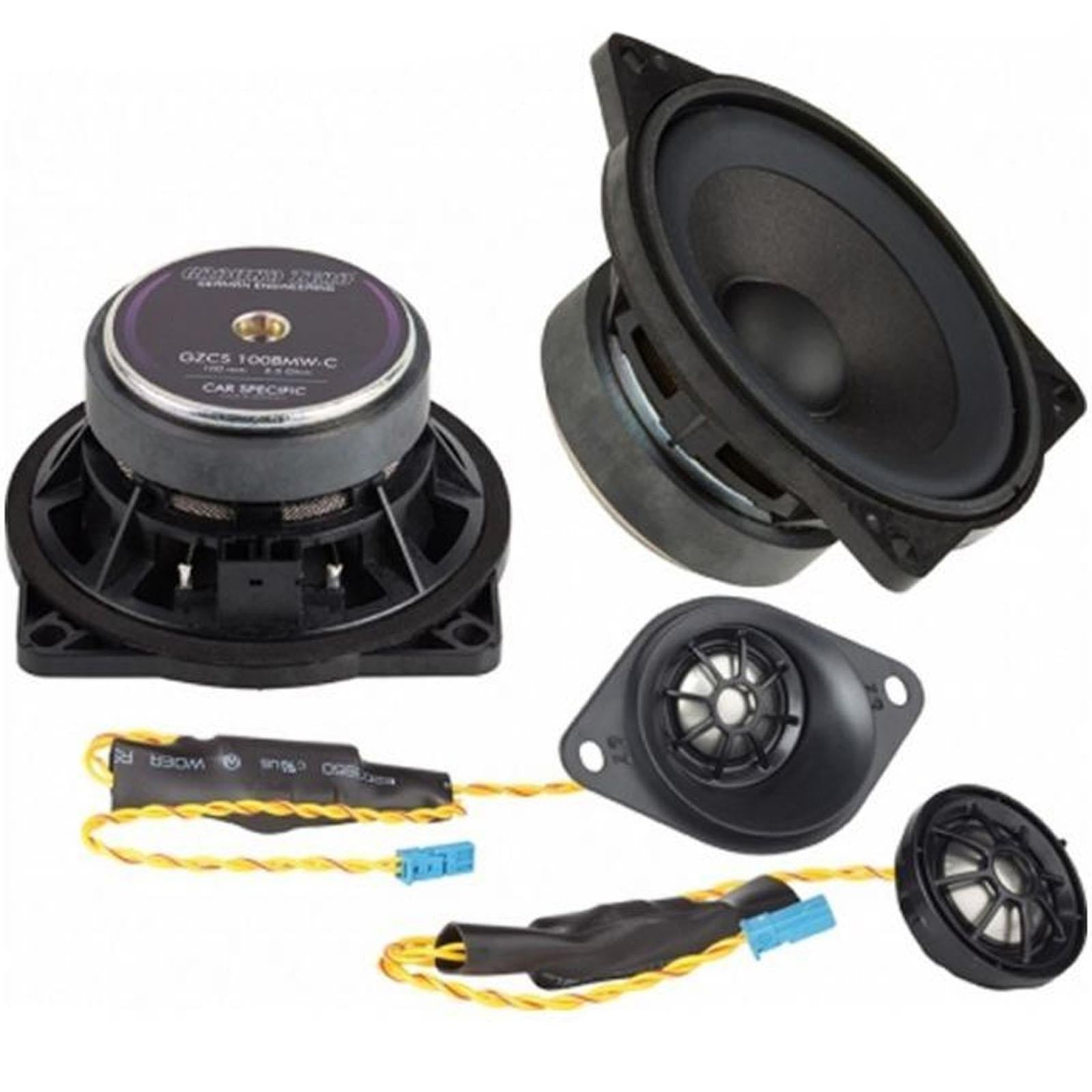 GROUNDZERO GZCS 100BMW-C - 4" Inch BMW 5 Series E60 E61 F07 2-Way Component Front Car Speakers