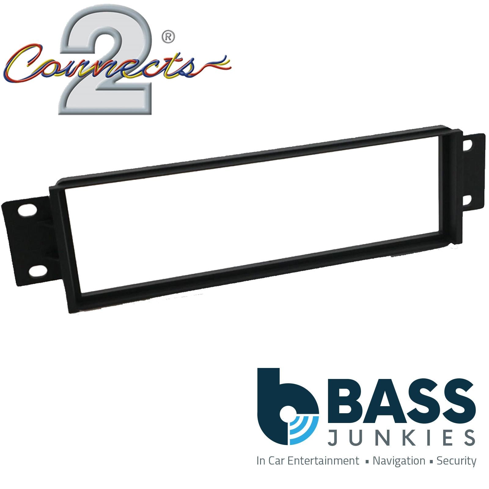 Renault Trafic - Nissan Primastar 2022 Onwards Matt Black Single DIN Car Stereo Fascia Panel