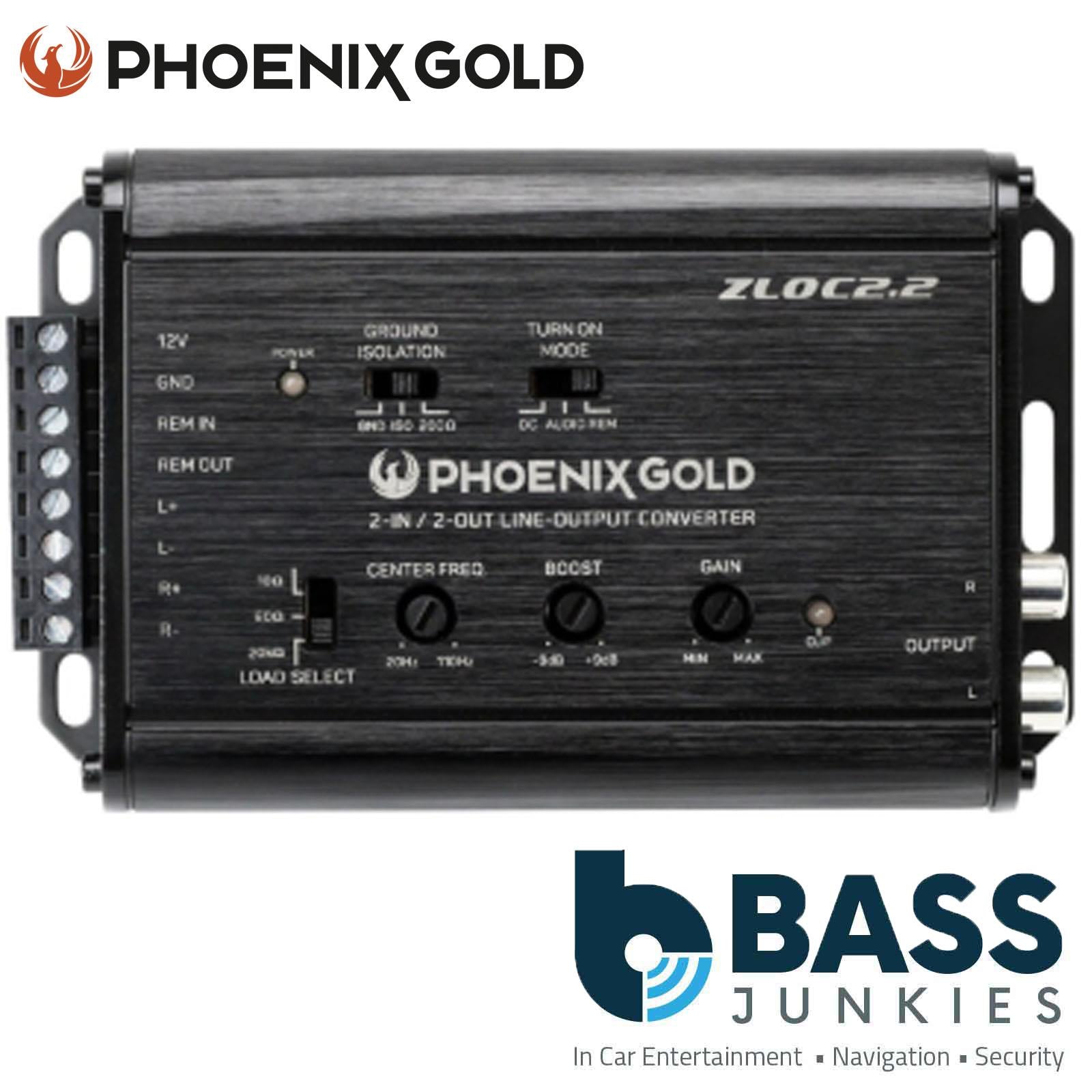 Phoenix Gold ZLOC2.2 - 2 Channel and 4 Channel Active Line Output Converter