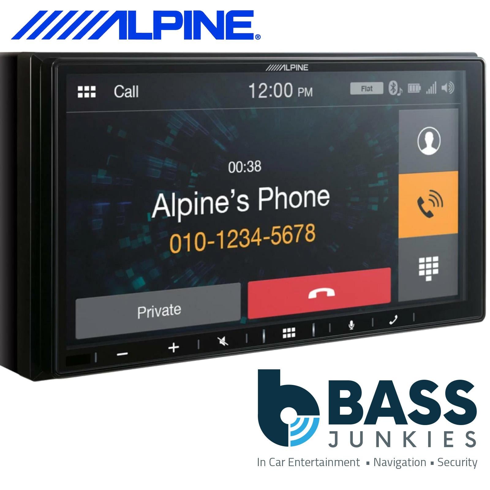 Alpine iLX-W650BT Apple CarPlay Android Auto Bluetooth Shallow Mount Car Screen