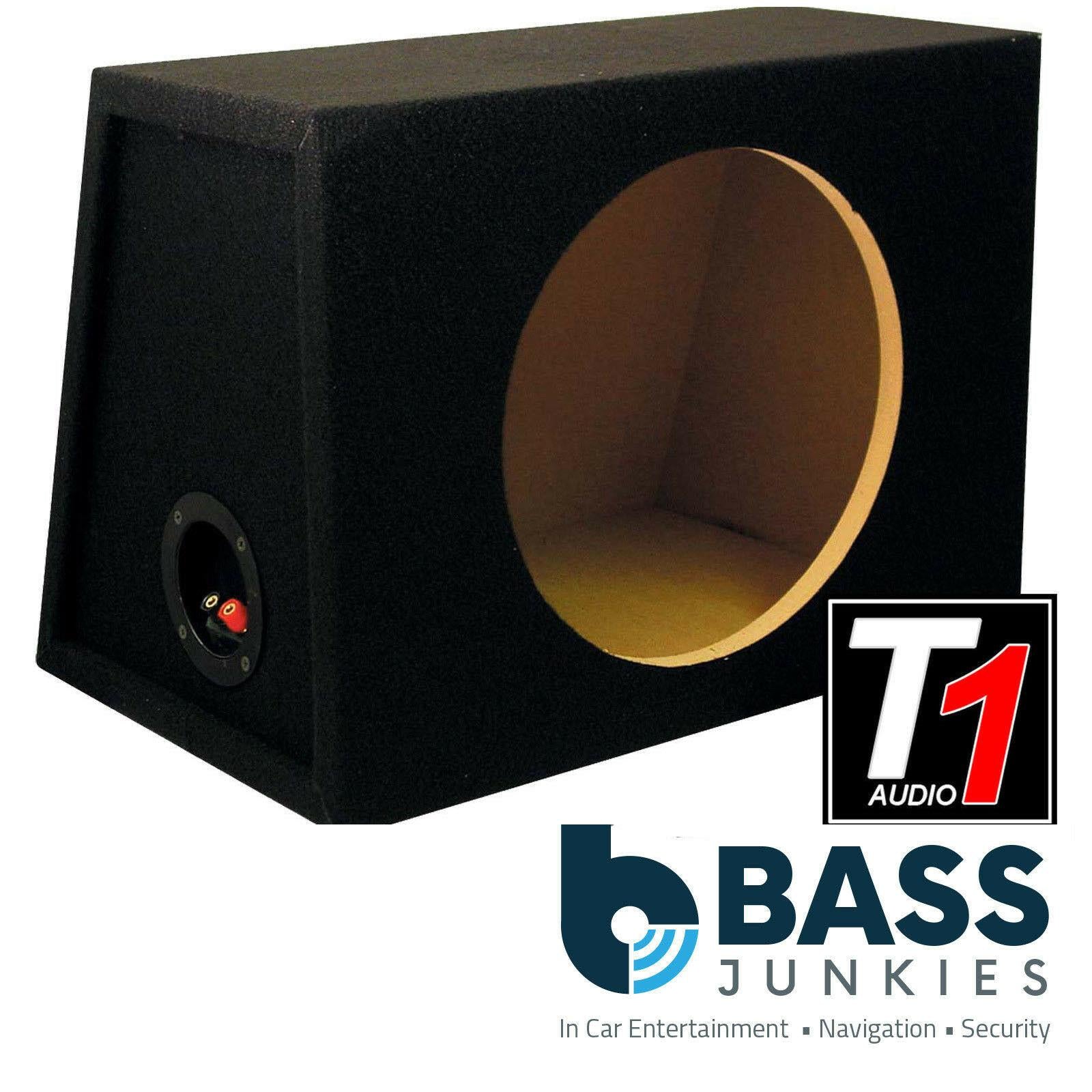 Fusion 12" 1600 Watts 2 Ohm Car Subwoofer & Vibe Monoblock 800 Watts Car Amplifier & Bass Box Kit