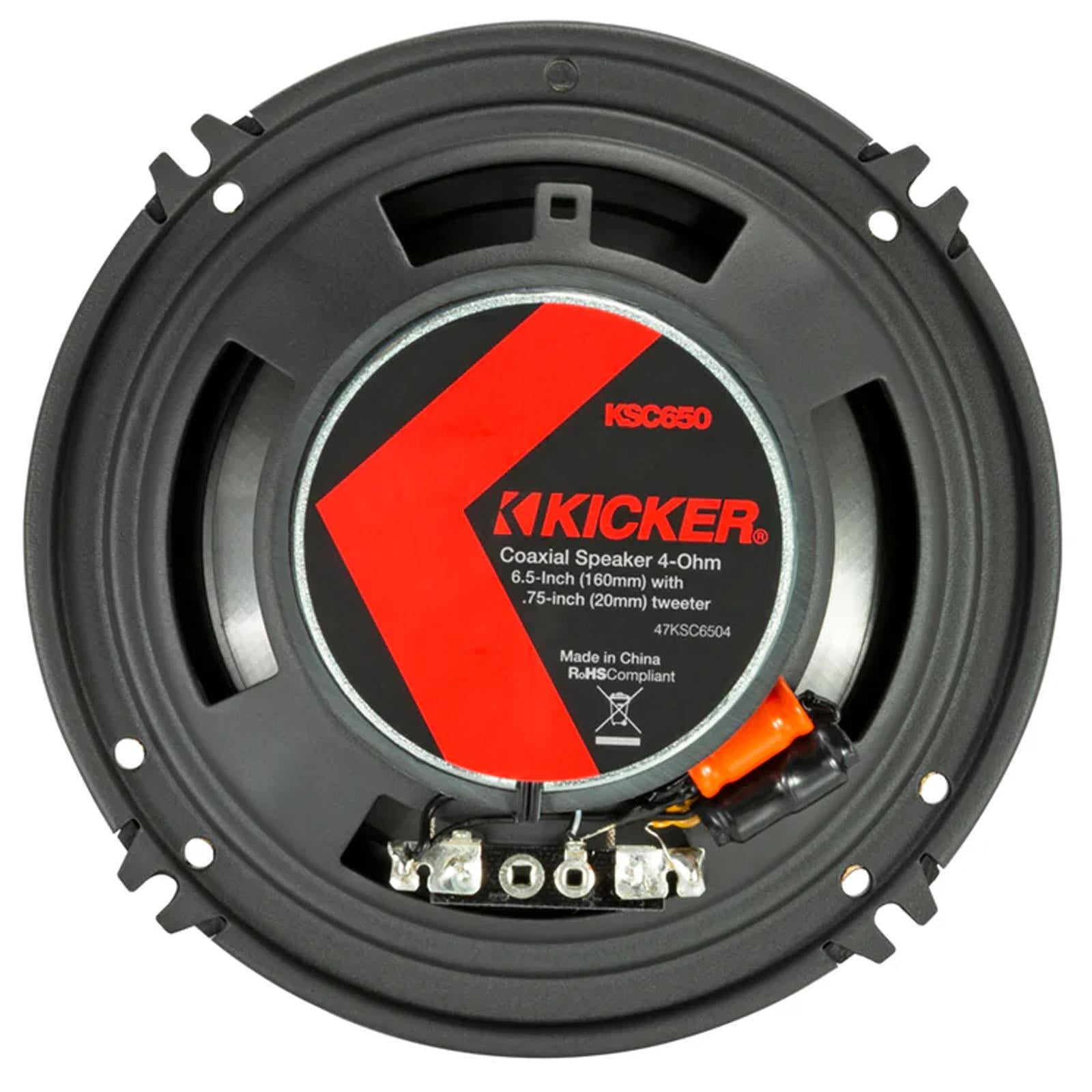 Kicker KA51KSC6504 - KS 6.5" 160 mm 2-Way Car Door Coaxial Speakers