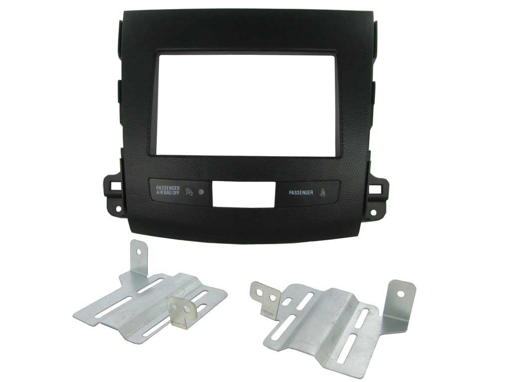 SONY DAB+ Apple | Android Double Din Stereo Fitting Kit + Steering Wheel Stalk Controls to fit Mitsubishi Outlander 07-13