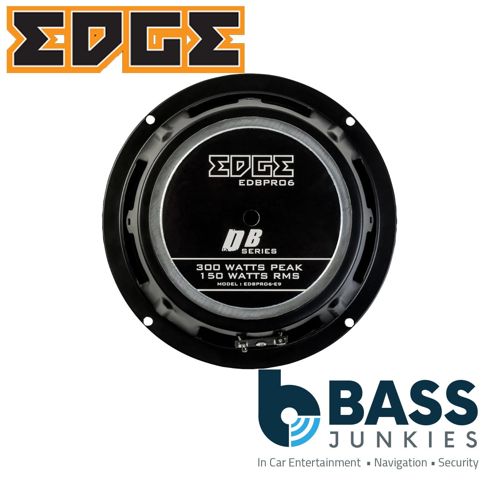 EDGE EDBPRO6-E9 Pro Audio Car Midwoofer 6.5" 300w Peak, 150w RMS - Pair