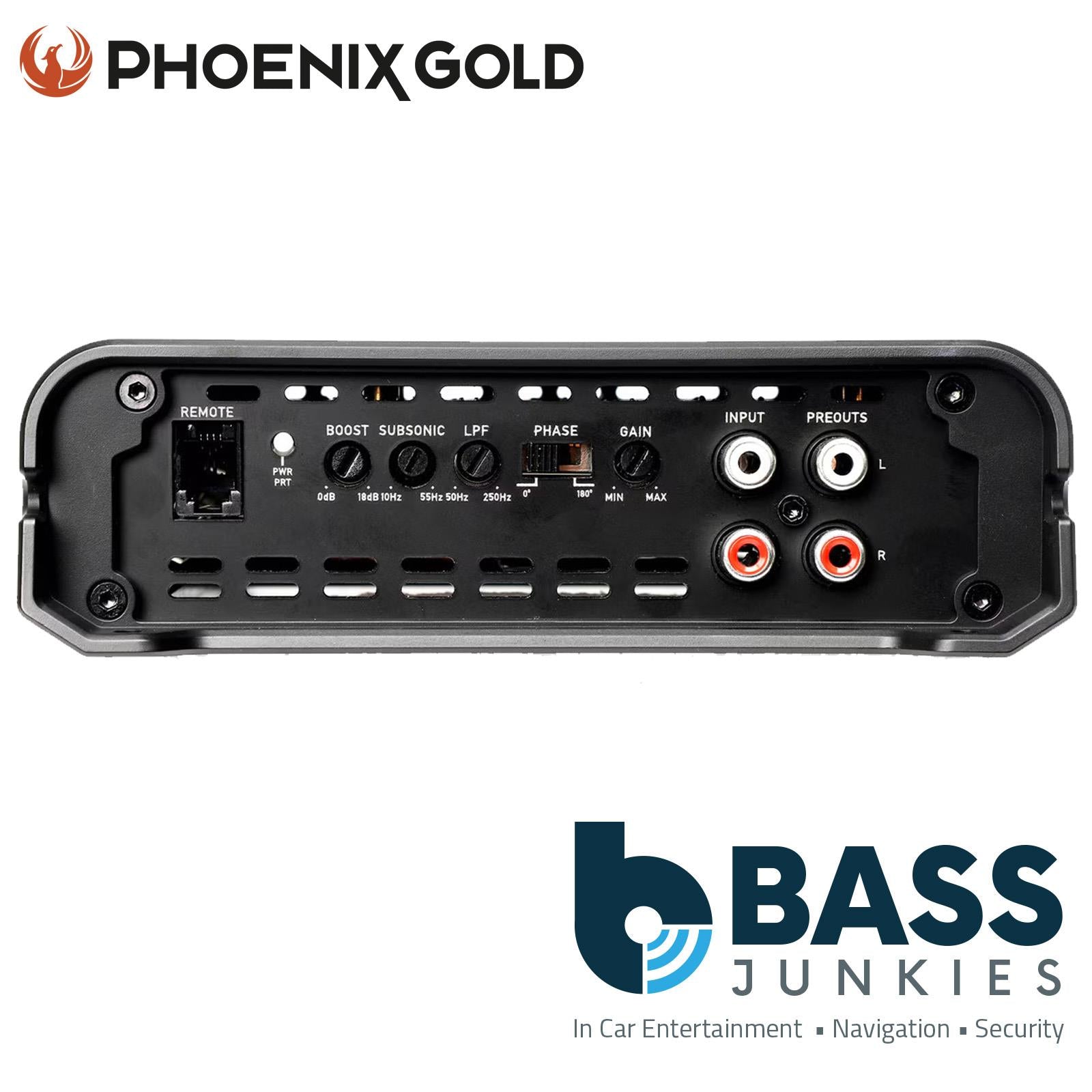 Phoenix Gold Z6001i - 600 Watts Class D Monoblock Car Amplifier & Bass Controller