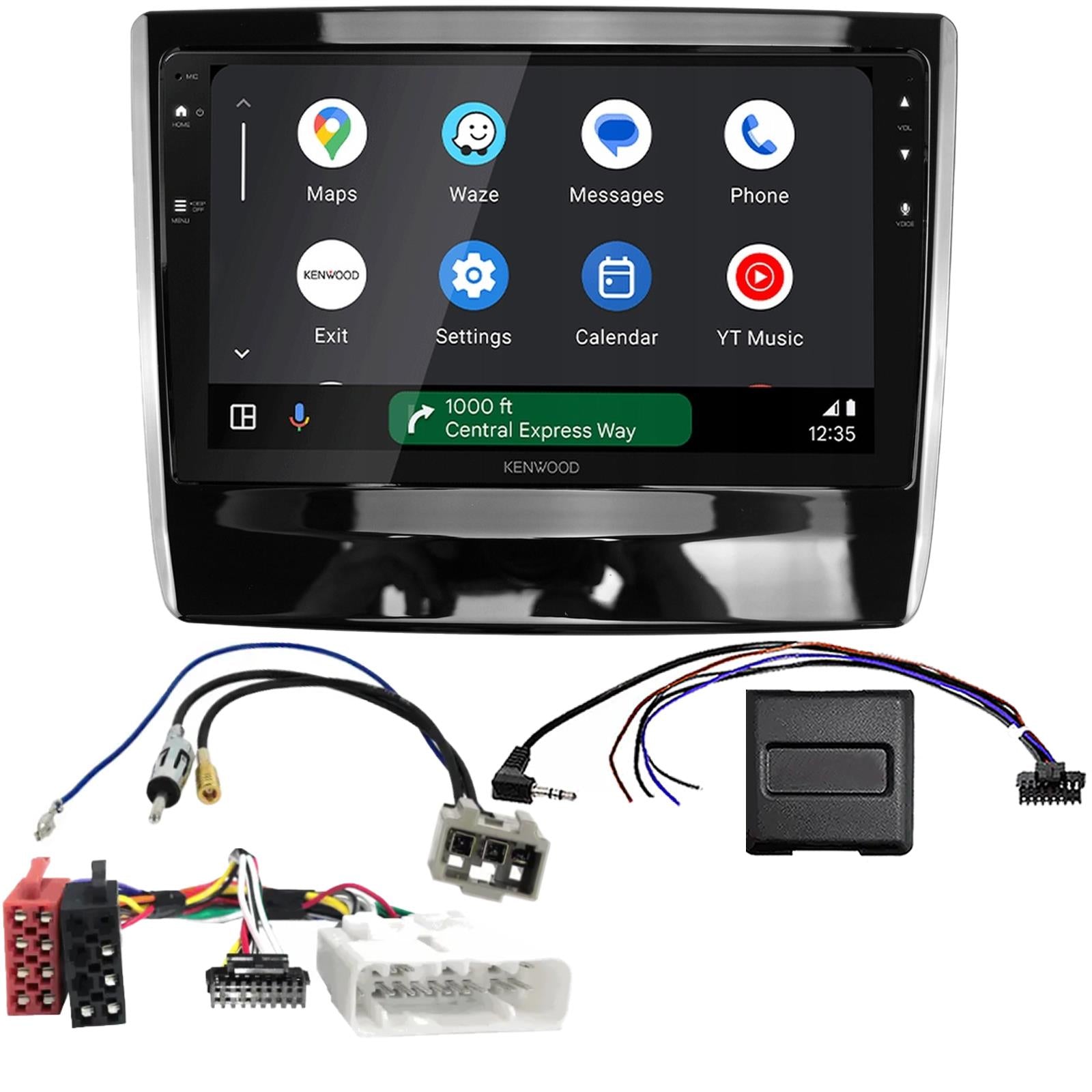 Kenwood 9" CarPlay Android Car Stereo Kit For Isuzu D Max Black 2020 Onwards
