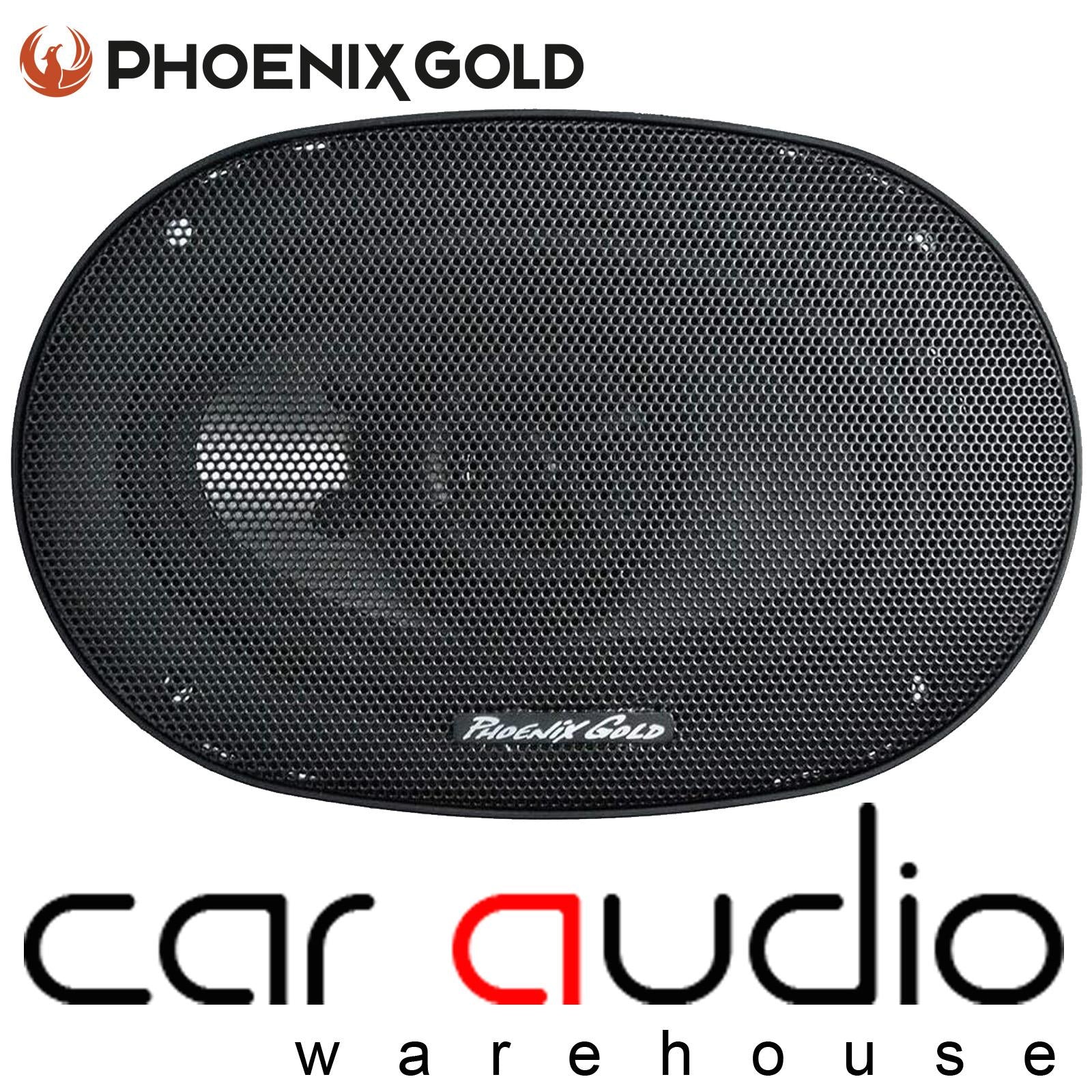Phoenix Gold Z46CX - Z Series 120 Watts 4" x 6" Inch Oval Door Shelf Coaxial Car Audio Speakers