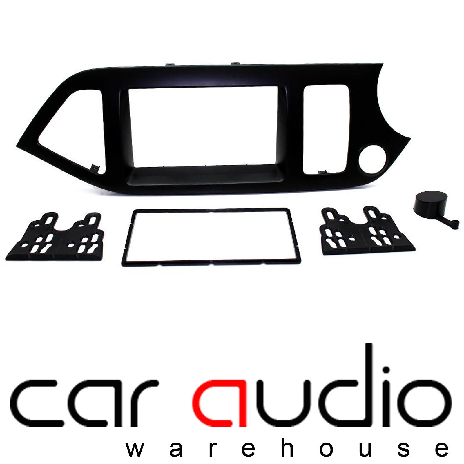 Connects2 CT23KI30 Kia Picanto 2011 Onwards Car Stereo Double Din Fascia Panel