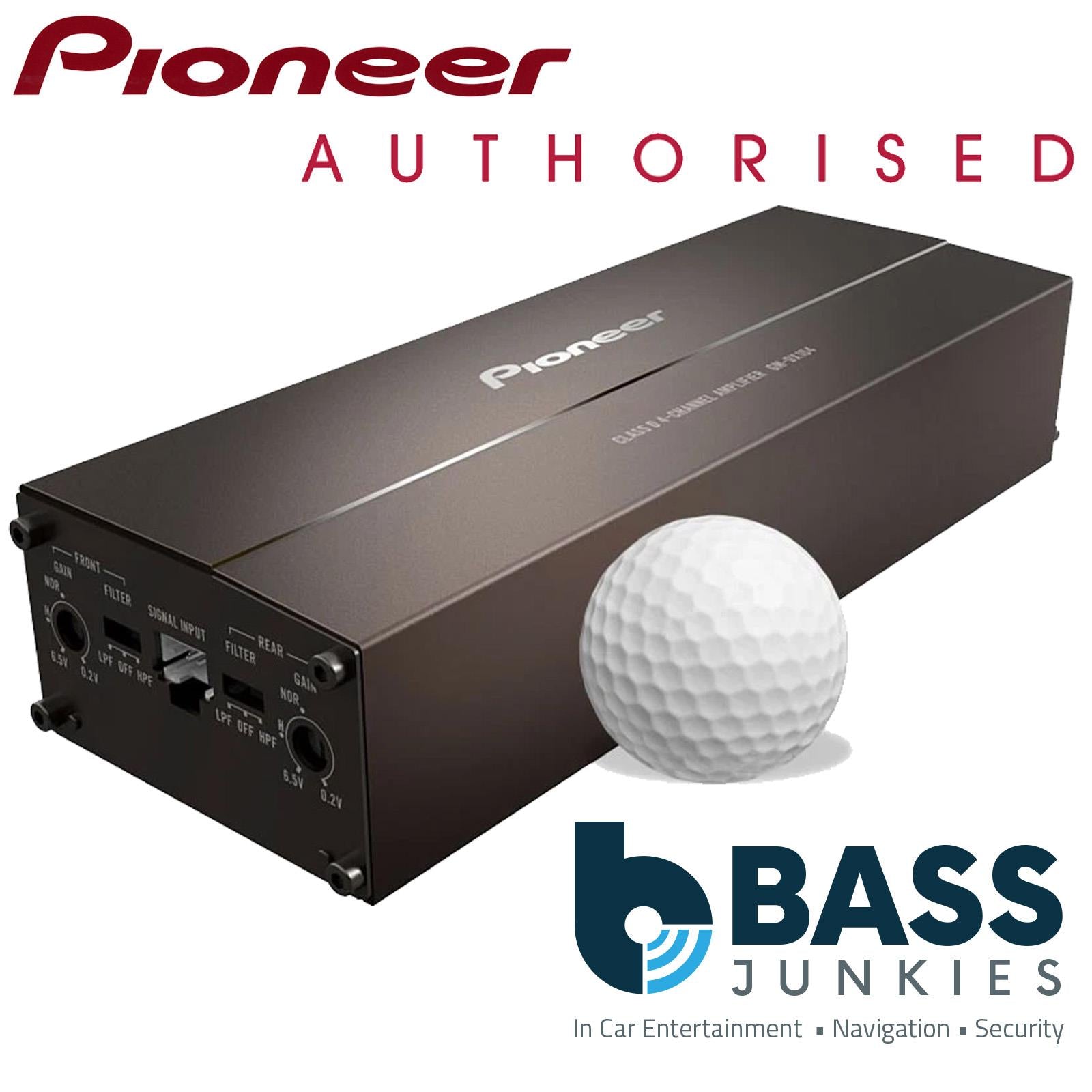 Pioneer GM-DX104 - 400 Watts 4 Channel Bridgeable Car Stereo Small Amp Amplifier