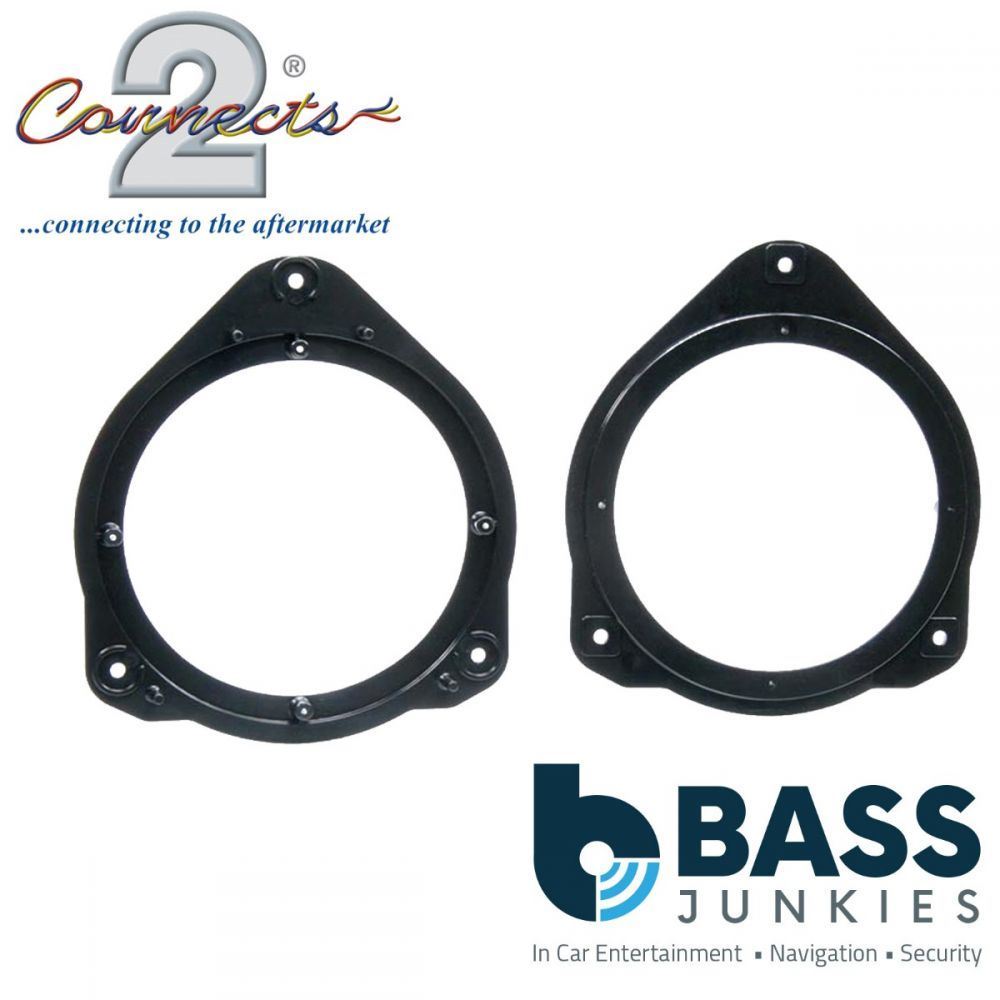 Connects2 CT25AU09 - Audi A1 (8X) 2010-2018 17cm 6.5" Rear Side Speaker Adaptor Brackets