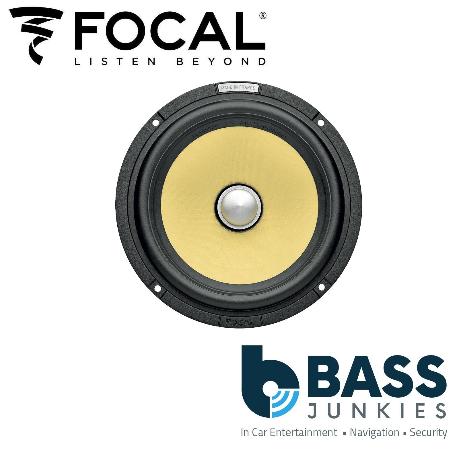 Focal ES165K2E 165mm / 6.5” 2-way 100W Max Power Component Speakers Kit