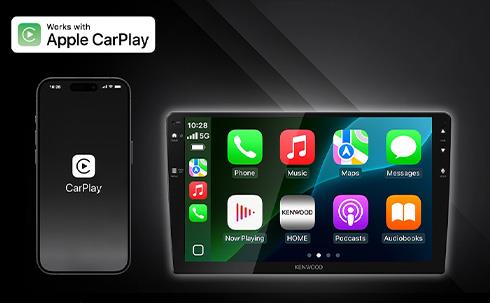 Kenwood DMX80AXS 9" Bluetooth Wireless CarPlay & Android Car Stereo