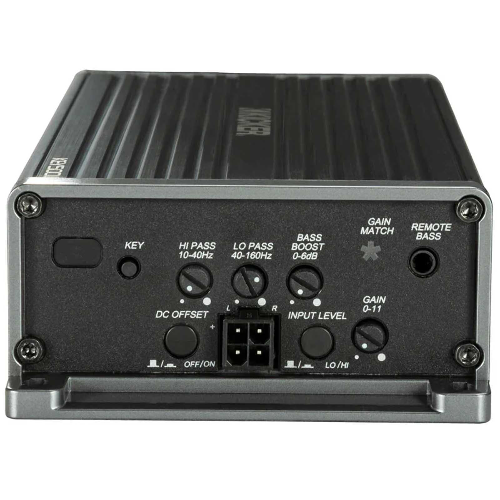 Kicker 47KEY500.1 - 500 Watts Monoblock Smart DSP Subwoofer Amp Amplifier
