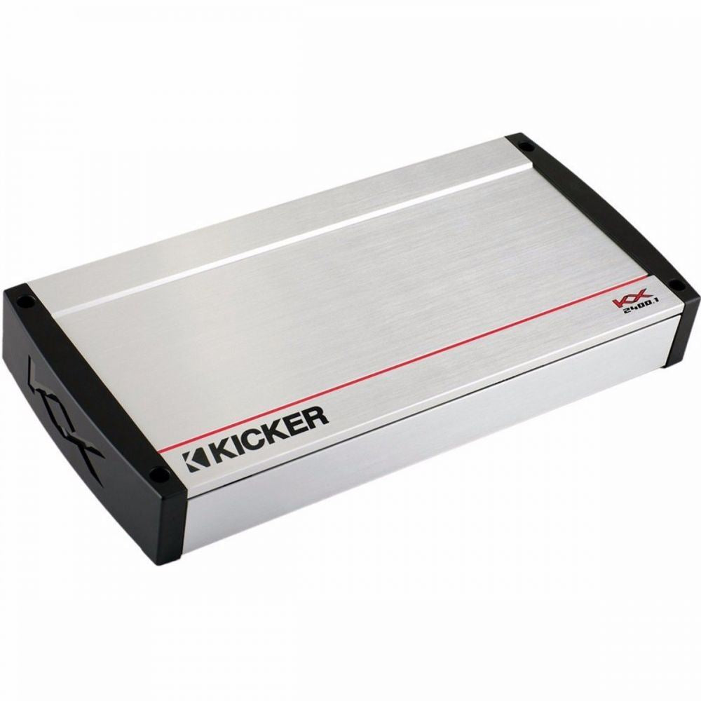 Kicker KX2400.1 - 2400 Watts Monoblock 1 Channel Class D Subwoofer Car Amplifier