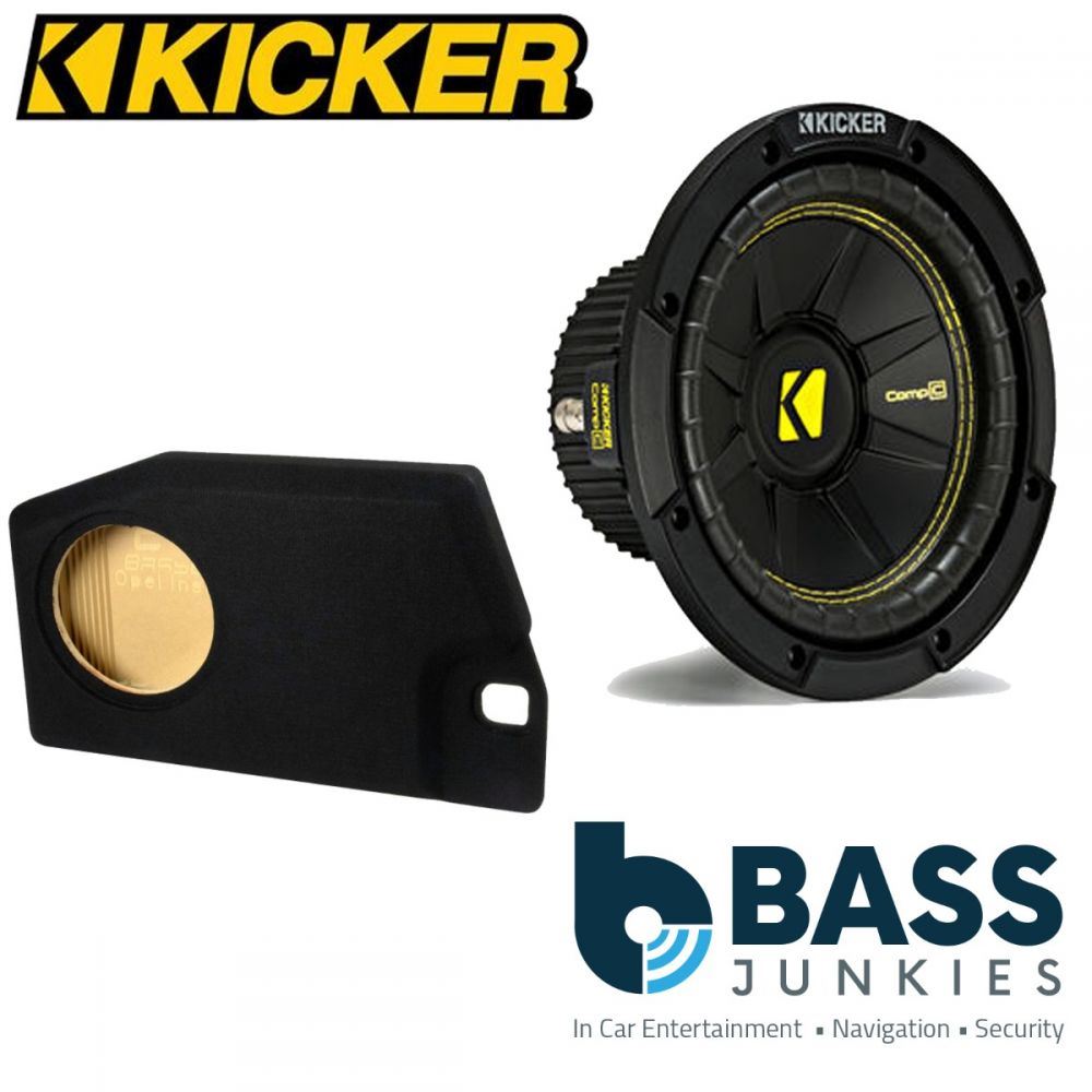 Opel Insignia 2008 Onwards Kicker CWCS104 - CompC 10" 25cm 500 Watts Car Subwoofer Custom Bass Box Kit