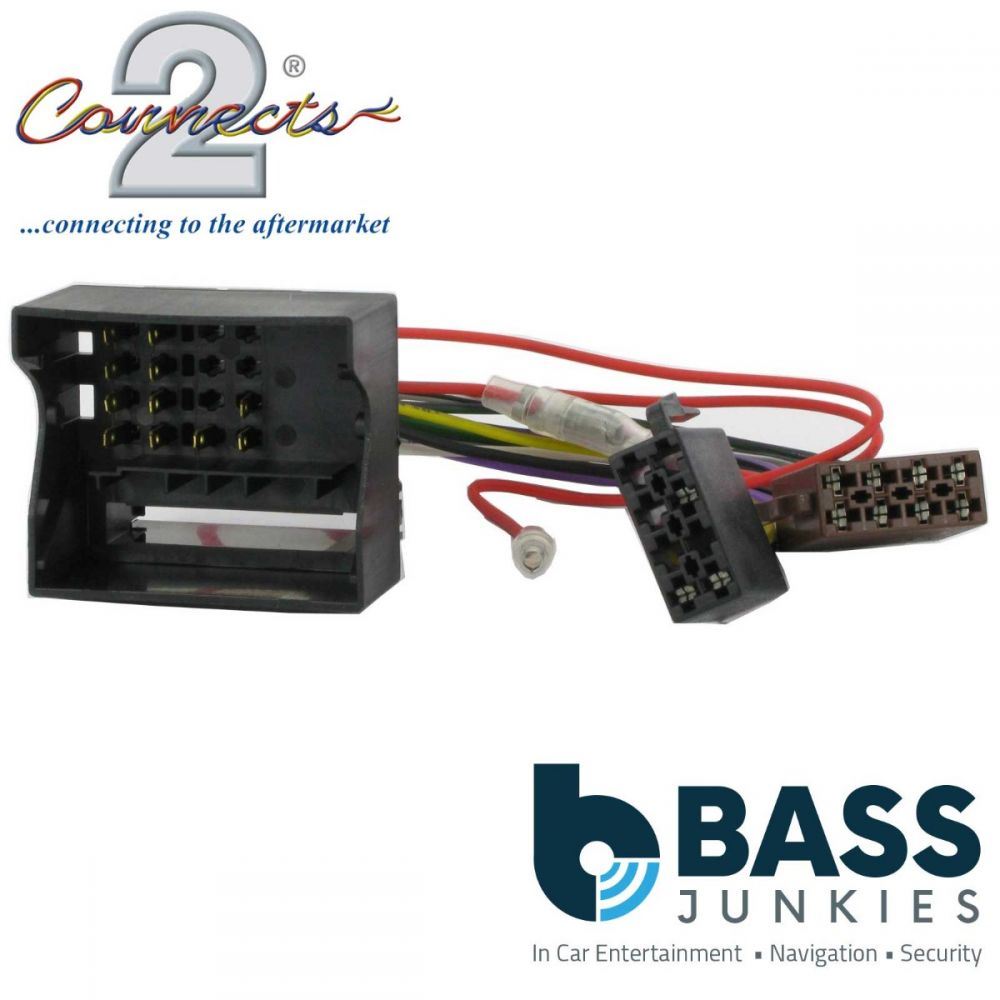Connects2 CT20CT05 - FIAT Ulysse 2005 Onwards Car Stereo Wiring Harness ISO Adaptor Lead