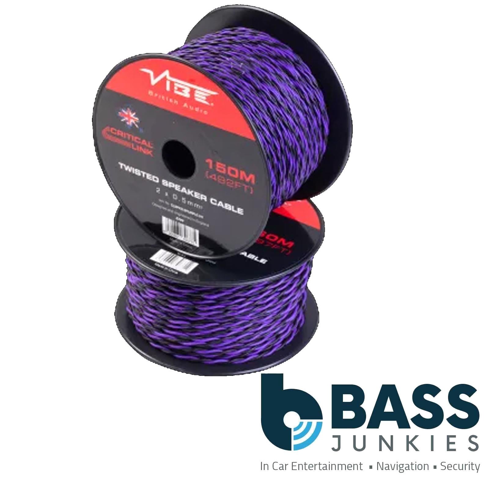 Vibe Critical Link - CLSPK0.5PURPLE-V4 150m 0.5mm2 Car Audio Speaker Cable