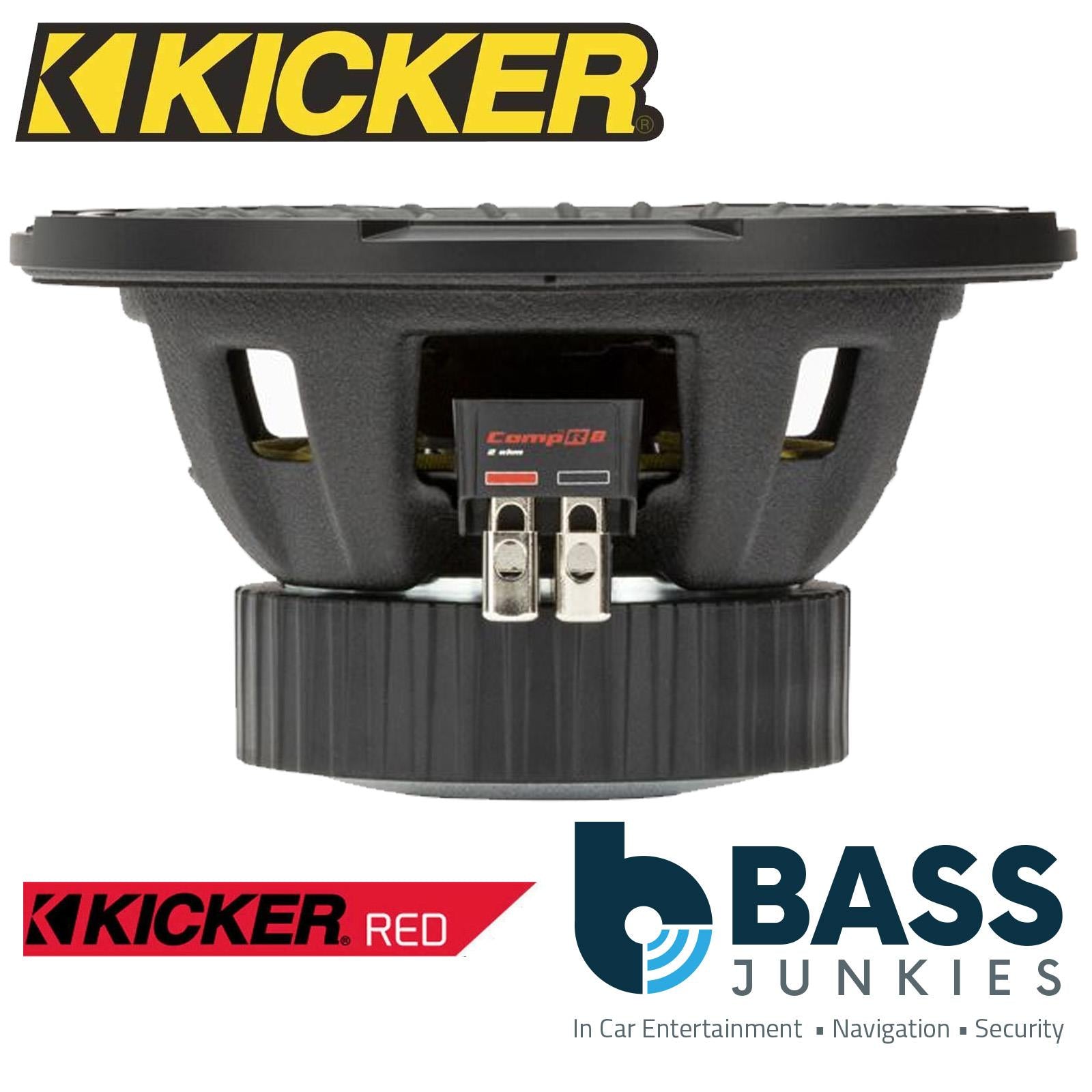 KICKER 48CWR124 12" 30cm 1000 Watts Single Voice Coil Car Van Boot Sub Subwoofer
