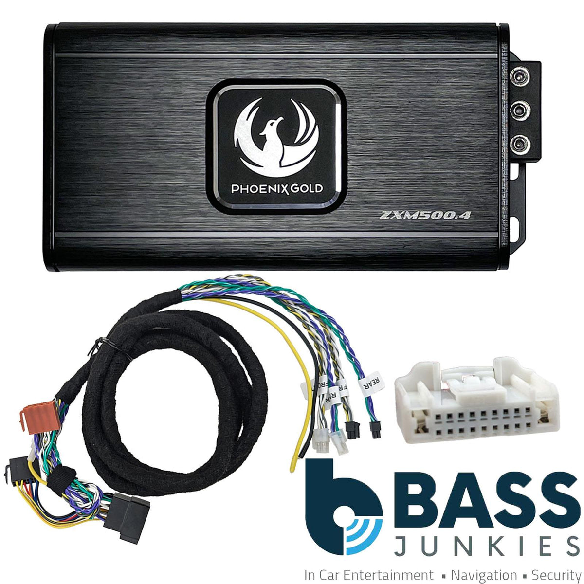 Phoenix Gold 500 Watts 4 Channel Car Amplifier Kit for Nissan Note E12 2013-20
