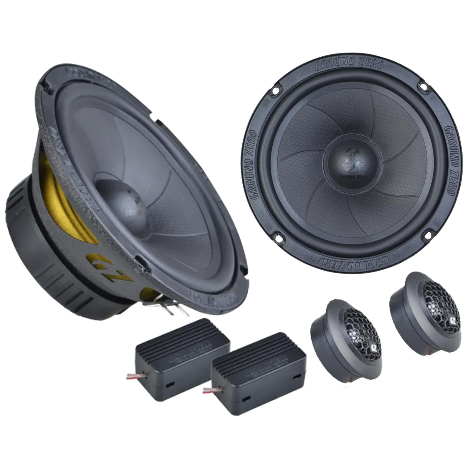 Ground Zero GZIC 165.2 - 16.5cm 6.5" 150 Watts 2 Way Component Car Speakers