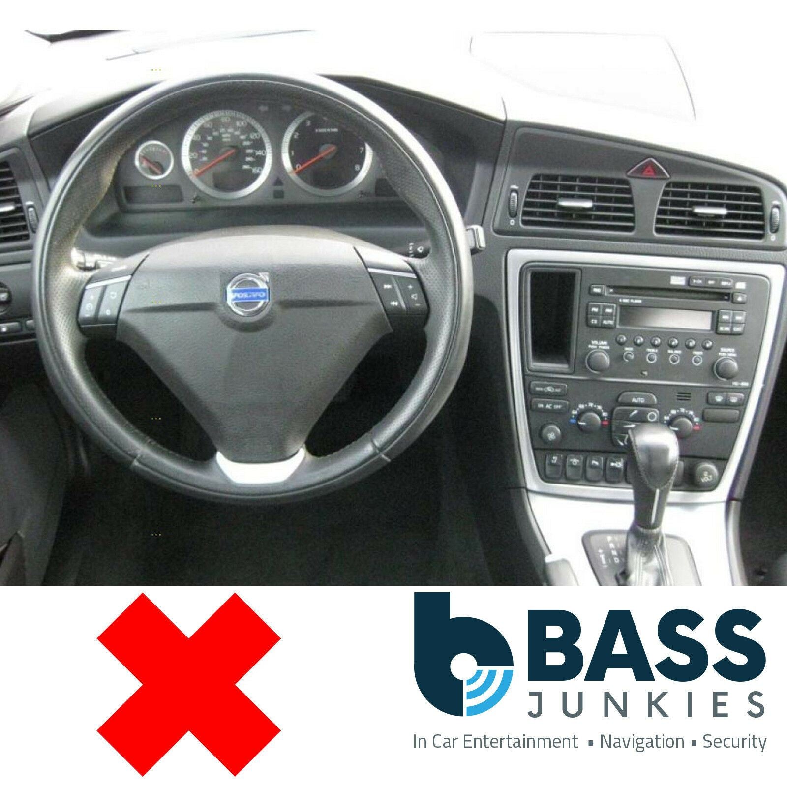Connects2 CT23VL05 Volvo V70 XC70 S60 Car Stereo Double Din Fascia Panel