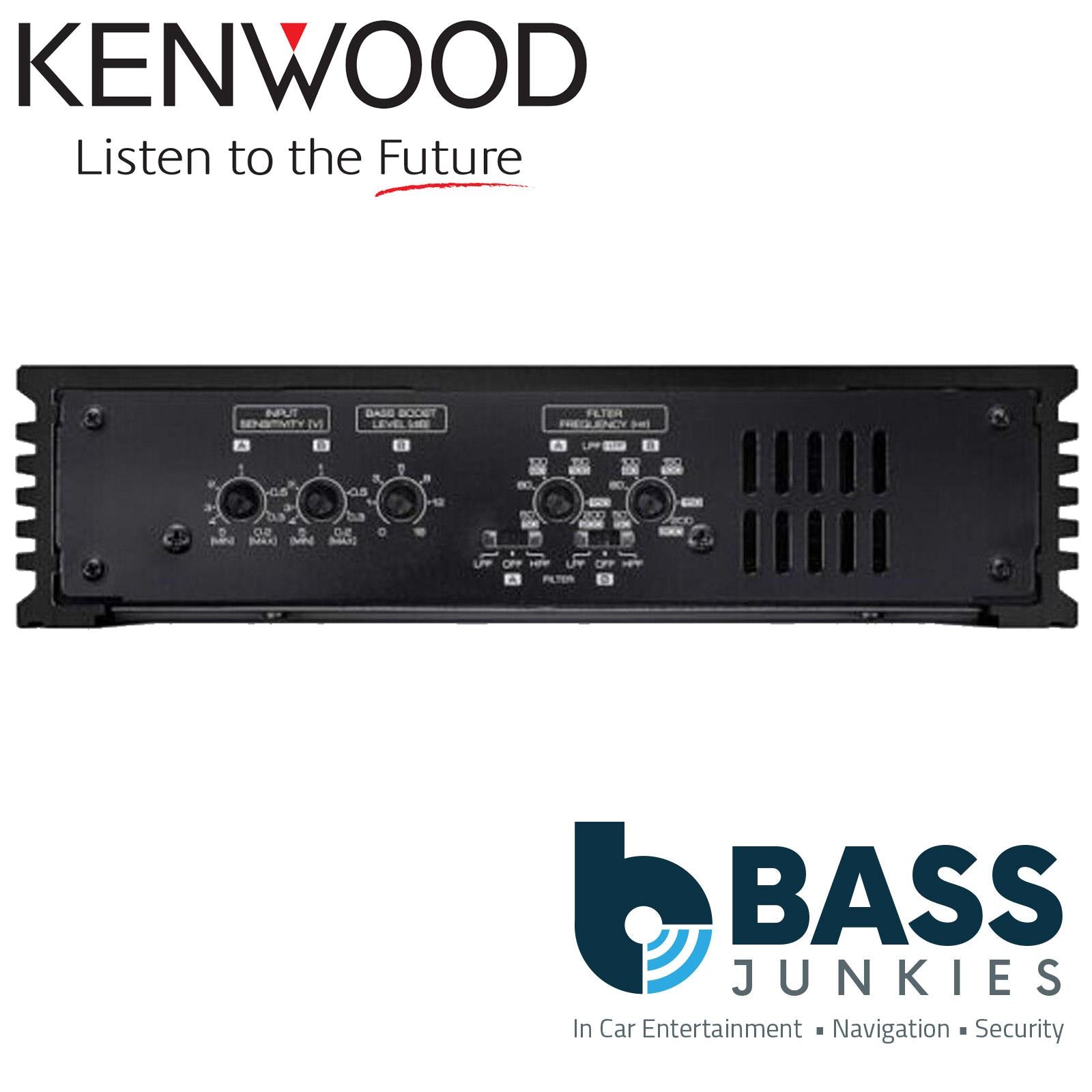 Kenwood X302-4 - X-Series Class D 4 Channel Car Audio Power Amplifier
