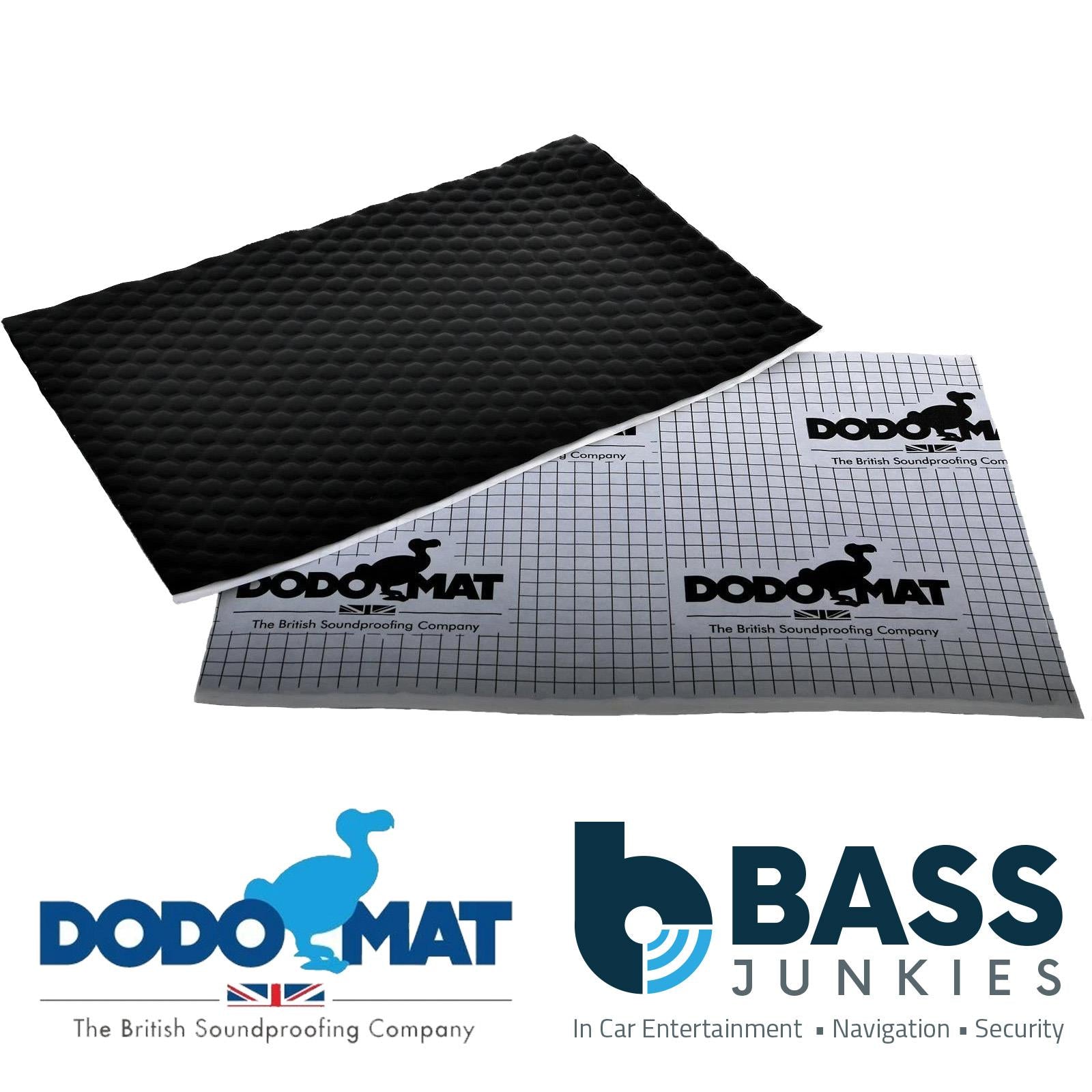 DODO MAT DEADN Pro Black - 30 Sheets 3mm (2.8sq.m) Sound Proofing Vibration Deadening Mat