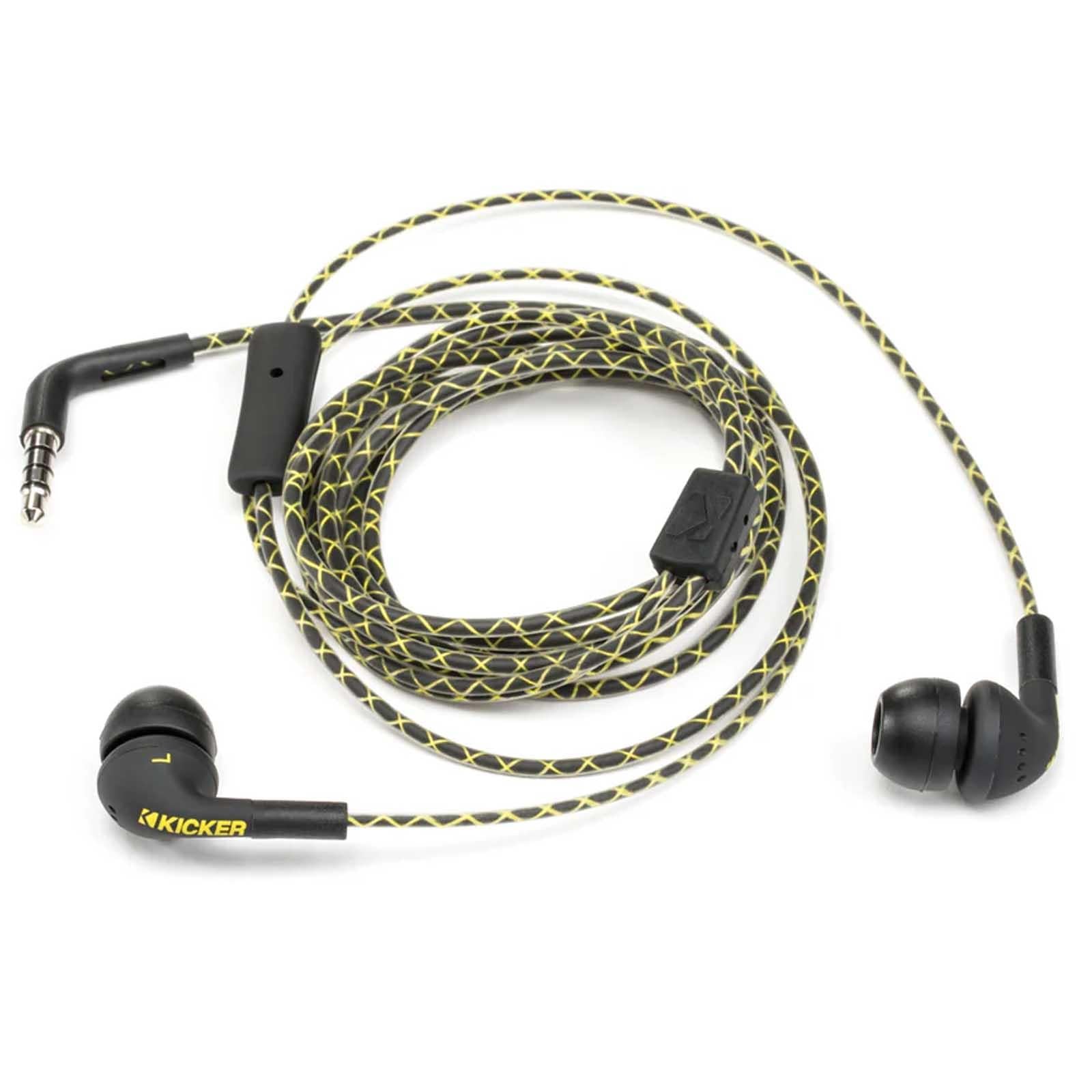 Kicker 46EB74 - In-Ear Earphones With Mic Remote 3.5mm Headphones