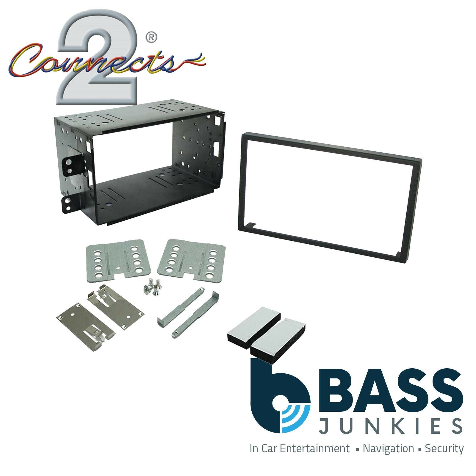 Connects2 CT23CV03 Chevrolet Lacetti Nubira Car Stereo Double Din Fascia Panel & Cage Kit