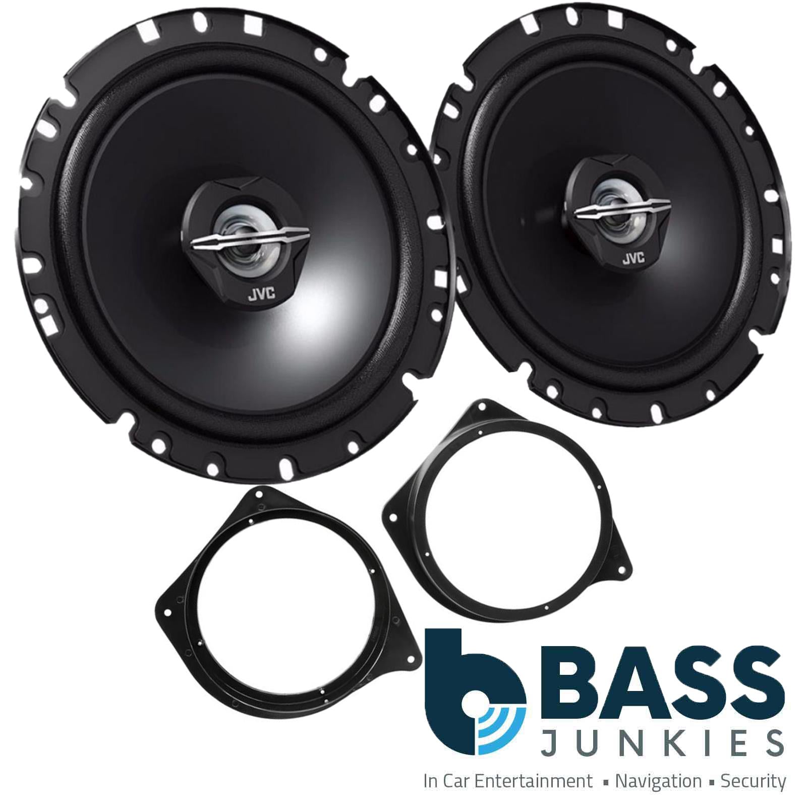 Seat Cordoba 1999-2014 JVC 17cm 6.5 Inch 600 Watts 2 Way Front Door Car Speakers