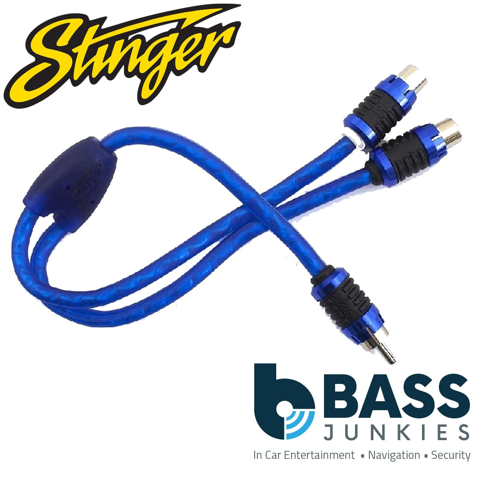 Stinger SI62YF - 6000 Series 2 Female 1 Male Car Stereo Amp RCA Phono Y Splitter