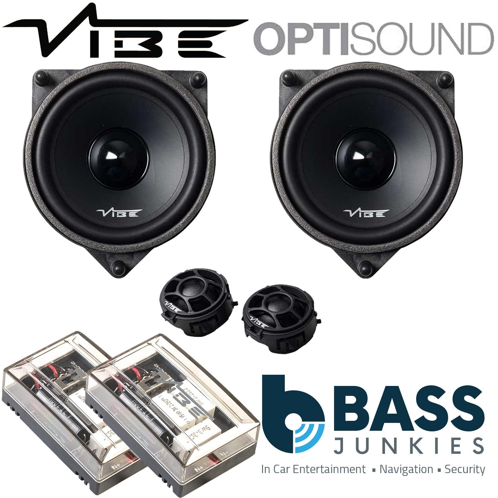 Mercedes Benz C,E,S Class & GLC Models Vibe 360 Watts Front or Rear Doors Component Kit Car Speakers & Tweeters