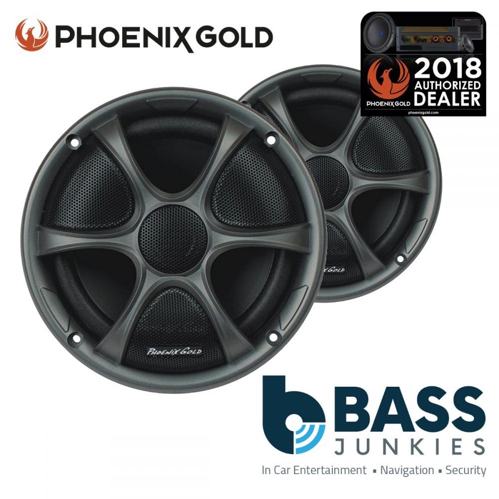 Phoenix Gold RX65CX- RX Series 6.5" Inch 165MM 100 Watts Coaxial Car Speakers (Pair)