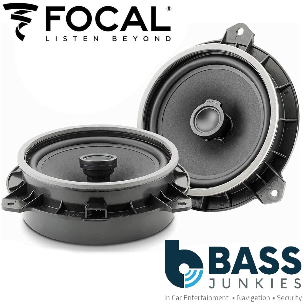 Focal IC TOY 165 6.5" 240 Watts 2-Way Coaxial Rear Car Door Speakers For Toyota Highlander IV Grand 2024 Onwards