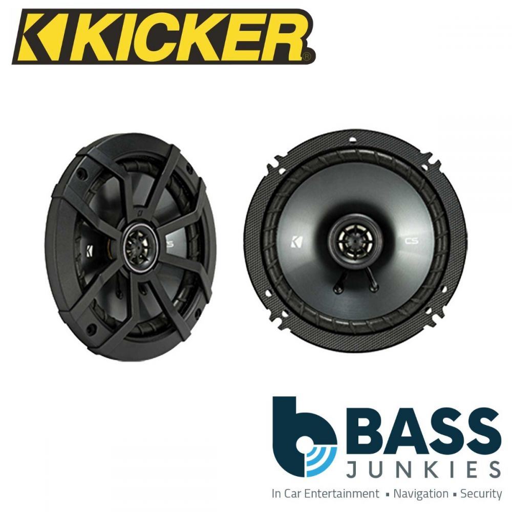 Kicker CSC654 - 6.5" 17cm 160mm 300 Watts 2 Way Car Front Rear Door Coaxial Speakers