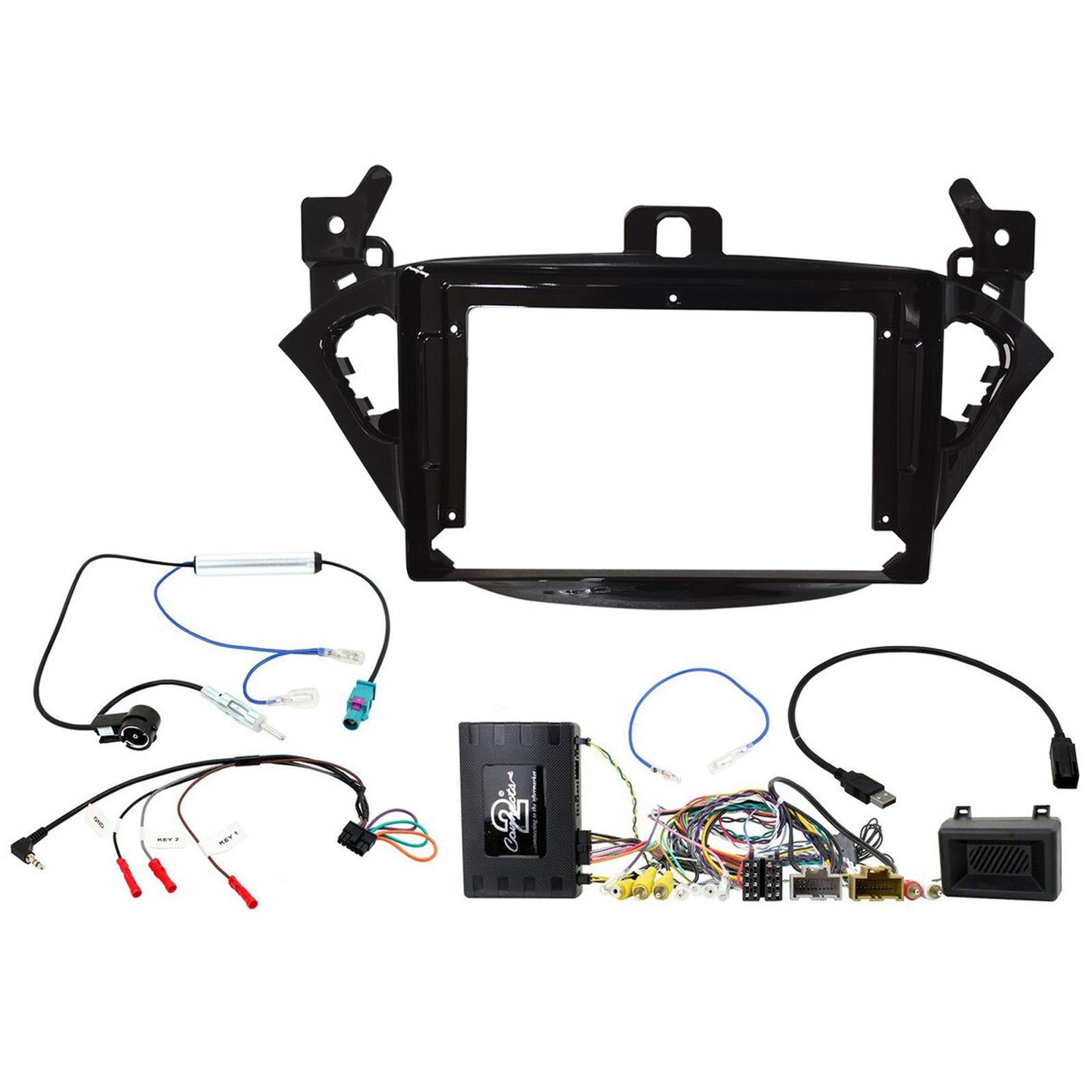 9" Android Car Radio Fascia Panel & Interface for Vauxhall Corsa 2015 - 2017