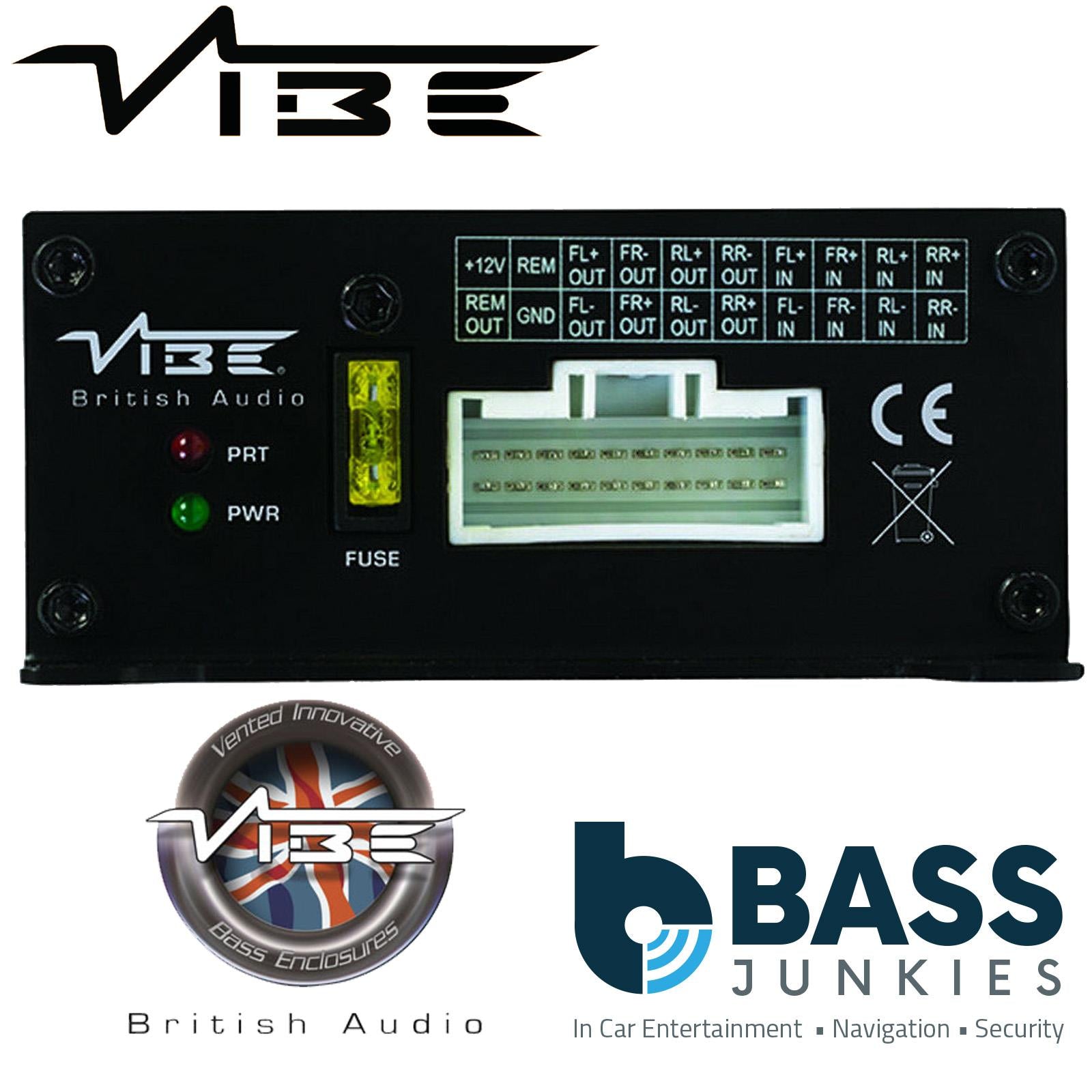 Vibe POWERBOX65.4M - Class D 4 Channel 520 Watts Car Amplifier