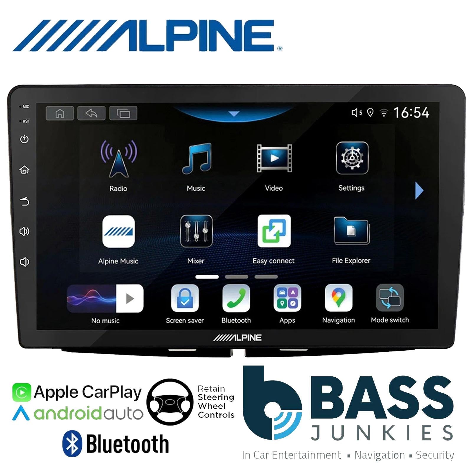Alpine 9" CarPlay Android Car Stereo Fitting Kit For Fiat 500 2012 Onwards
