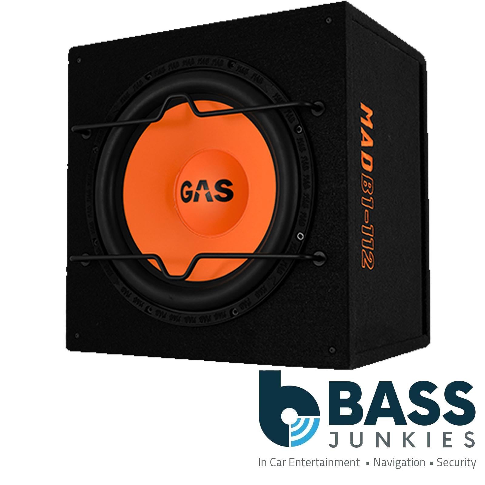 Gas MAD B1-112 - 600 Watts 12 Inch 30cm Vented Enclosure Car Subwoofer
