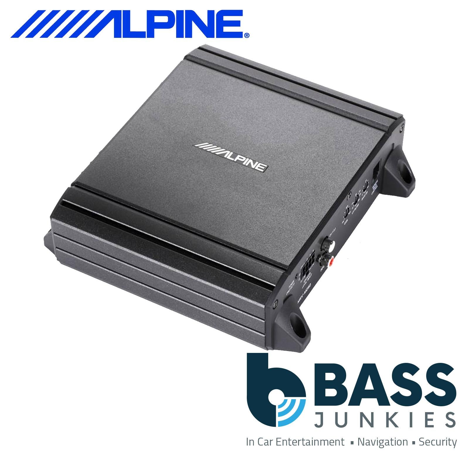 Alpine 10" 500 Watts Car Bass Box & 550 Watts Amplifier & Full Amp Kit Package