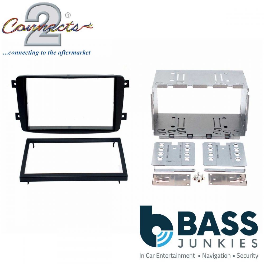 Connects2 CT23MB02 Mercedes C-Class CLK Car Stereo Double Din Fascia Panel