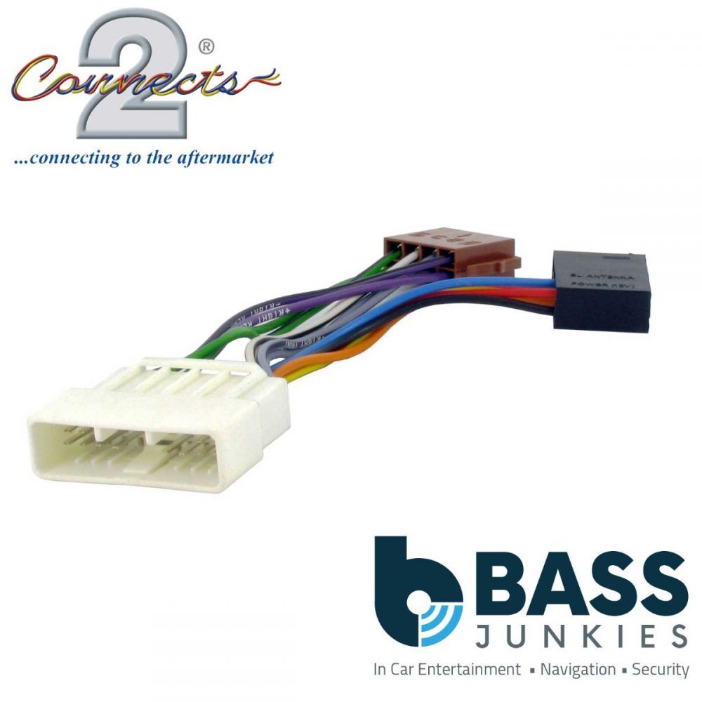 Connects2 CT20HD01 - Honda All Models 16 Pin Up To 1998 Car Stereo Radio ISO Harness Adaptor