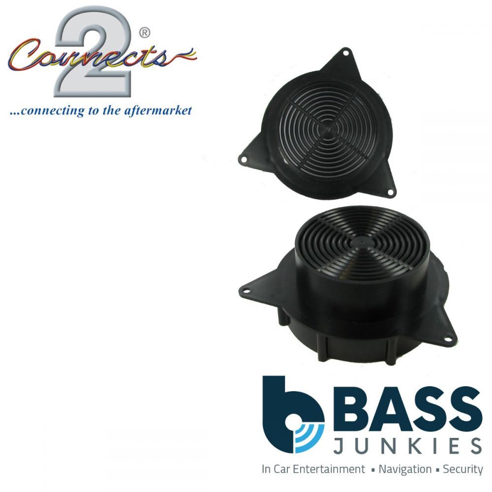 Connects2 CT25MC15 - Mercedes-Benz ML Class W163 1997 - 2005 165mm 6.5" Front Door Speaker Adapter Brackets
